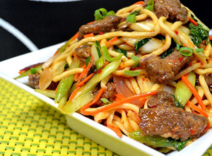 Sweet Chili Beef Noodles